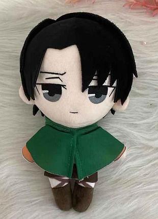 М'яка іграшка леві аккермана з аніме атака на титан attack on titan