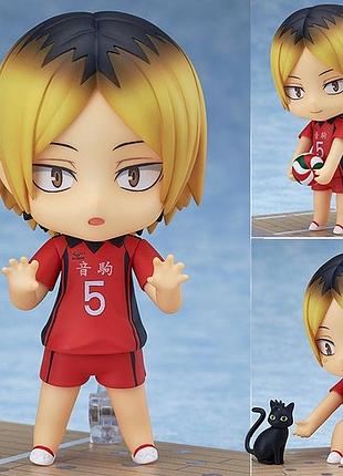 Сборная подвижная фигурка нендороид nendoroid кенма кодзумэ 605 из аниме волейбол!! / haikyuu!!