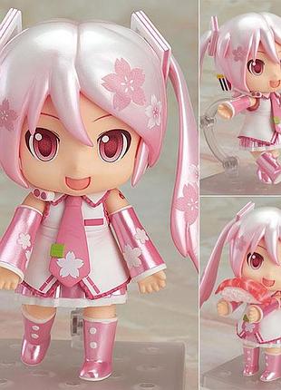 Уценка сборная подвижная фигурка нендороид мику хацунэ 500 nendoroid сакура вокалоид / vocaloid