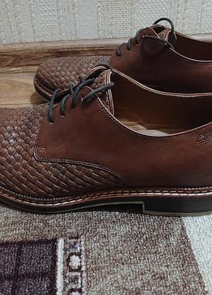 Туфли кожаные clarks 2