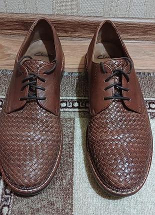 Туфли кожаные clarks