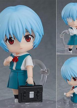 Збірна рухома фігурка нендороїд аянамі рей 1197 nendoroid з аніме євангеліон rebuild of evangelion
