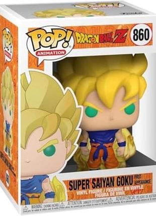 Фигурка funko pop: супер саян гоку 860 из аниме dragon ball / драгон болл