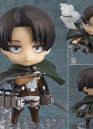 Сборная подвижная фигурка нендороид 390 nendoroid леви аккерман (levi) из аниме атака титанов attack on titan