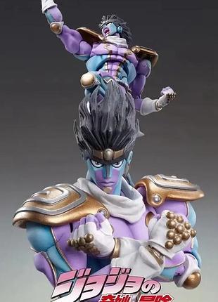 Сборная статуэтка стенд джотаро куджо stone free из аниме джоджо super action statue