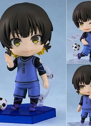 Подвижная фигурка nendoroid мегуру бачира 2658 нендороид из аниме blue lock синяя тюрьма
