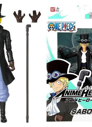 Bandai оригинальная подвижная фигурка сабо (sabo) anime heroes из аниме ван пис / one piece