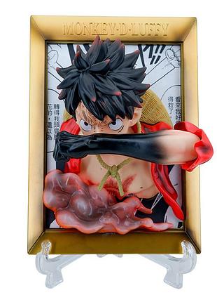 Фигурка картина луффи 3d фоторамка из аниме one piece ван пис статуэтка из манга
