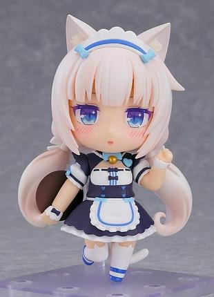 Подвижная фигурка nendoroid 1248 ванилла нендоройд из игры nekopara sekai connect