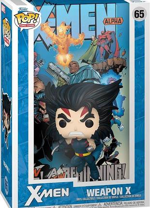 Фигурка funko pop comic covers marvel: росомаха x-men alpha (weapon x) 65 статуэтка