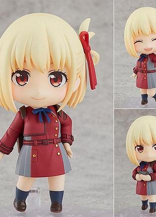 Сборная подвижная фигурка нендороид 1955 nendoroid тисато нисикиги из аниме ликорис рикоил / lycoris recoil