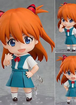 Збірна рухома фігурка нендороїд аска ленглі 1202 nendoroid з аніме євангеліон rebuild of evangelion