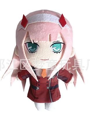 М'яка іграшка zero two з аніме милий у фраменті 02 darling in the franxx
