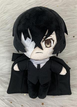 Мягкая игрушка осаму дазай из аниме проза бродячих псов bungo stray dogs