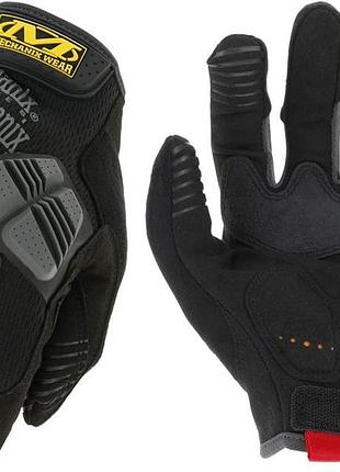 Перчатки тактические рабочие mechanix m-pact серые сенсорные, с защитой от ударов l