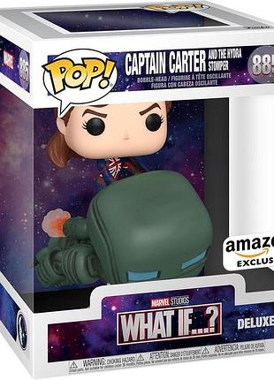 Фигурка funko pop deluxe marvel: капитан пегги картер верхом на гидре стомпер 885 статуэтка
