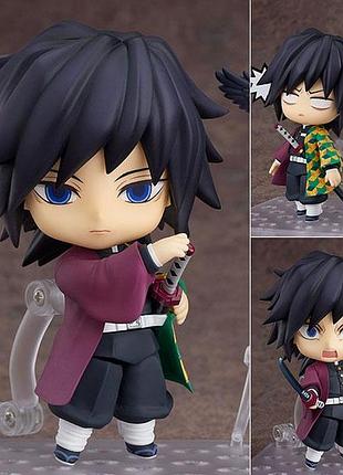 Сборная подвижная фигурка нендороид 1408 nendoroid гио томиока из аниме убийца демонов demon slayer