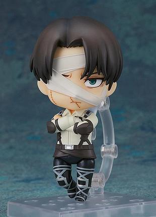 Сборная подвижная фигурка нендороид 2002 nendoroid леви аккерман (levi) из аниме атака титанов attack on titan