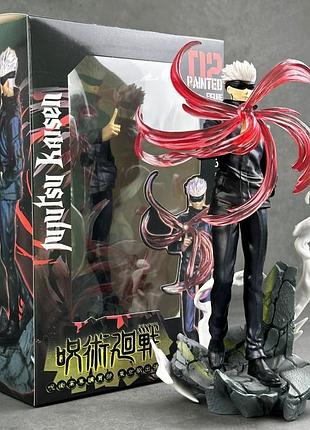 Фигурка статуэтка годжо сатору gojo satoru из аниме магическая битва jujutsu kaisen.