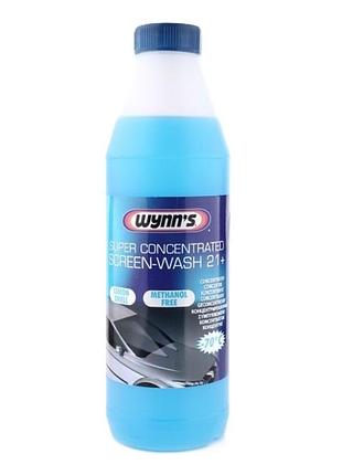 Омыватель стекла зимний super concentrate screenwash 21+, 1л wynn's 77395