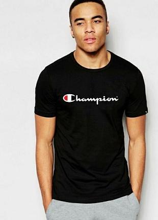 Мужская футболка champion черная
