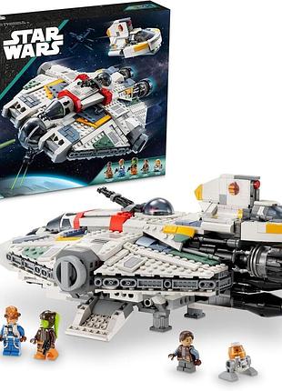 Конструктор lego star wars (звездные войны) ahsoka и phantom ii космический корабль 1394 деталей