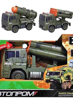 Машина "автопром" ap9904abcd на батарейках, военная техника свет, звук, в коробке р. 23,5*15,5*11,5см