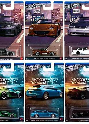 Машина "hot wheels" gdg44 металева 6 видів, планшет 17x4x11