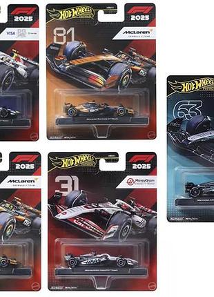 Колекційний болід hrv11 "formula 1" hot wheels (в асортименті)