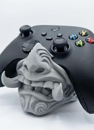 Держатель для геймпада xbox в виде самурайской маски демона-они