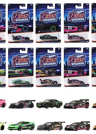Тематическая машинка hlh72 “неоновые гоночные” hot wheels