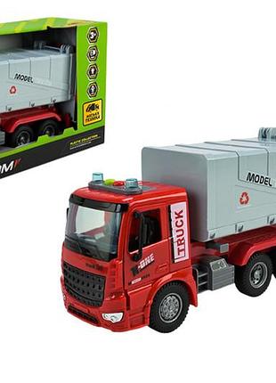 Машина ap9932 "митниевоз", свет, звук, короб.33.5x19x11.5см автопром