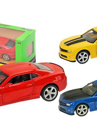 Машина металлическая 4346 "автопром",1:43 chevrolet camaro ss, открываются двери, в коробке 14,5*6,5*7 см