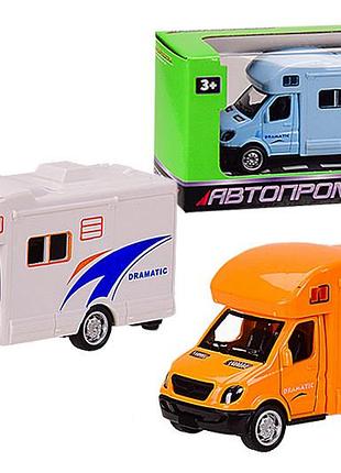Машина металлическая "автопром" 7402 1:50, 2 цвета, в коробке р. 14,5*6*7см