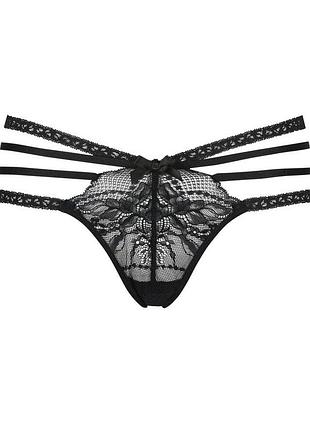 Чорні трусики стрінги hunkemöller, розмір s