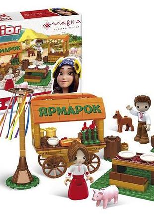 Конструктор pl-921-522 junior мавка, 215 деталей, 2 фігурки, наліпки, татуювання, в коробці 37,5x26x6см kids hits iblock