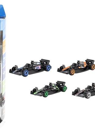 Ігровий набір jgf58 з 5 базових болідів «f1 2024» hot wheels