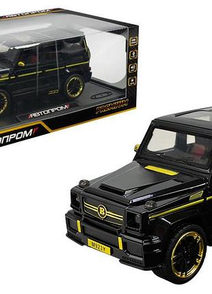 Машина металлическая автопром ap7719 черный цвет, в коробке 29x16x12,5см