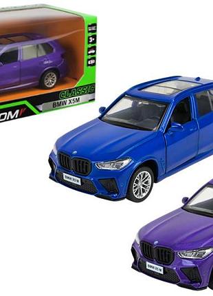 Машина металева 10026 5" bmw x5m, відкриваються двері, в кор. 16,5x7x8 см автопром