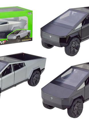 Машина металева "автопром" t7777, 1:24, на батарейках, світло, звук, відкриваються двері, багажник, капот, у коробці