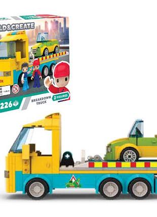 Конструктор kh17/005/4 junior эвакуатор 226 деталей, в коробке 24x16x6 см kids hits iblock