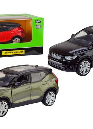 Машина металлическая "автопром" 68411 1:32 volvo xc40, на батарейках, свет, звук, открываются двери, в коробке. 18*9*8 см