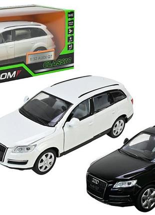 Машина металлическая "автопром" 68310 1:32 audi q7, батарейка, свет, звук, открываются двери, кор. 18*9*8см
