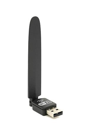 Usb-адаптер wi-fi voltronic lv-uw10srk black 150 mbps 2.4ghz зовнішня антена 10 см