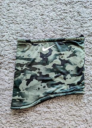 Бафф двосторонній nike reversible neck warmer 2.0 black/spiral, one size, стан ідеальний.