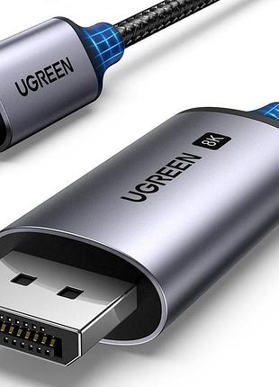 Кабель ugreen usb-c to displayport 8k@60hz thunderbolt 5/4/3, 2м