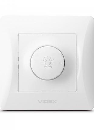 Димер 600вт білий videx binera регулятор яскравості для освітлення 15-600w