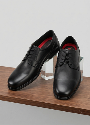 Мужские классические туфли marks &amp; spencer air flex (черные) - размер 46 (стелька 30.5 см)
