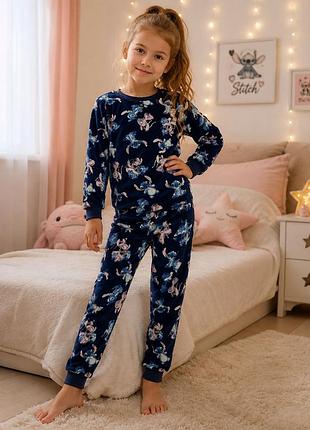 Дитяча флісова піжама disney stitch george, 6–7 років 116–122 см