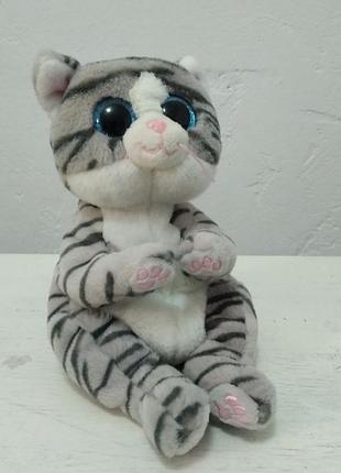 Мягкая игрушка ty beanie babies кошка mitzi 15 см